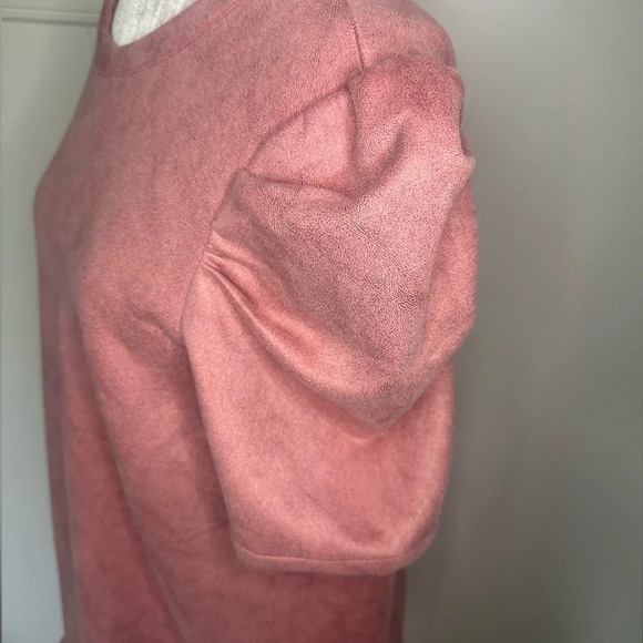 Voy Puff Suede Asymmetrical Hem Dress size M - Picture 7 of 13